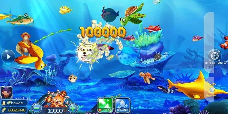 Giao diện game Bắn cá GO88