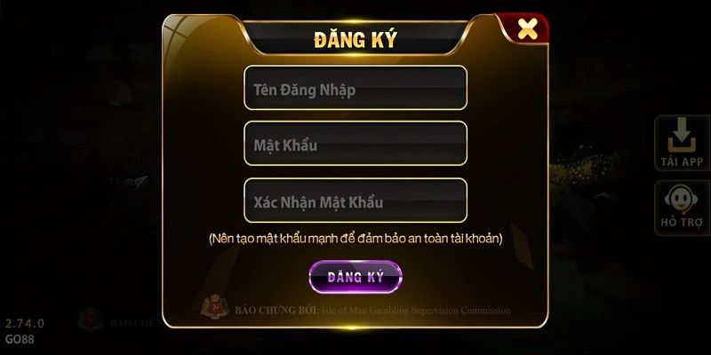 Người chơi khi đã hoàn thành xong thông tin theo yêu cầu thì cần kiểm tra lần cuối
