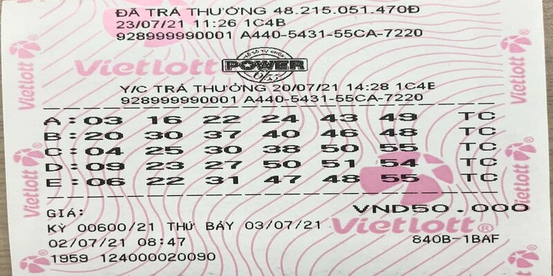 Những điều cần biết về xổ số Vietlott 6/55